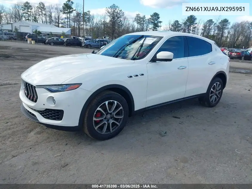 2018 Maserati Levante VIN: ZN661XUA9JX295951 Lot: 41735398