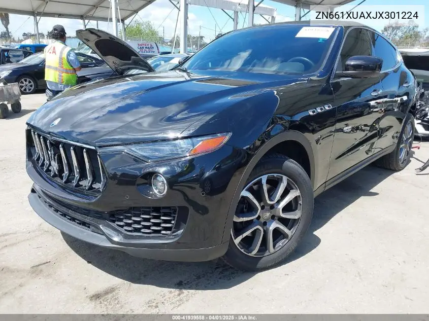 2018 Maserati Levante VIN: ZN661XUAXJX301224 Lot: 41939558