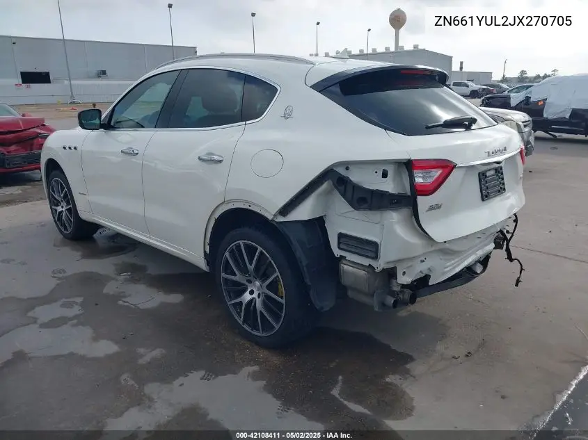 2018 Maserati Levante S Granlusso VIN: ZN661YUL2JX270705 Lot: 42108411