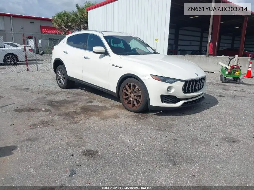2018 Maserati Levante S VIN: ZN661YUA7JX303714 Lot: 42138181