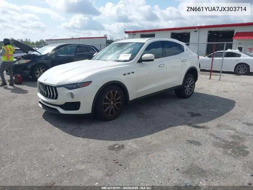 2018 Maserati Levante S VIN: ZN661YUA7JX303714 Lot: 42138181