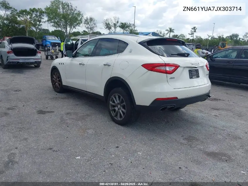 2018 Maserati Levante S VIN: ZN661YUA7JX303714 Lot: 42138181