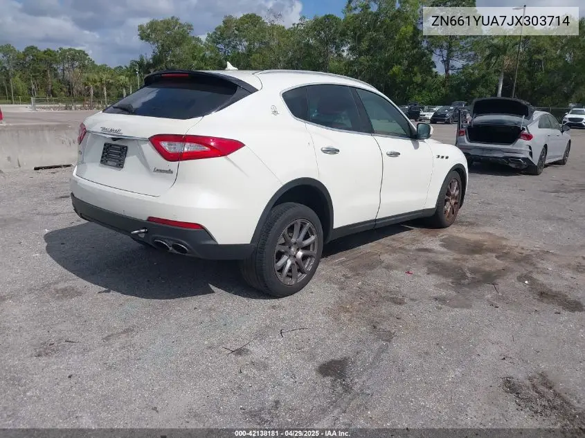2018 Maserati Levante S VIN: ZN661YUA7JX303714 Lot: 42138181