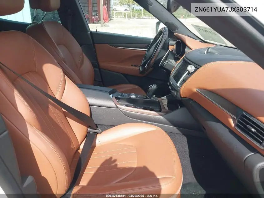 2018 Maserati Levante S VIN: ZN661YUA7JX303714 Lot: 42138181