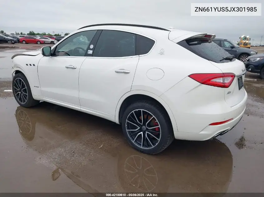2018 Maserati Levante S Gransport VIN: ZN661YUS5JX301985 Lot: 42180610