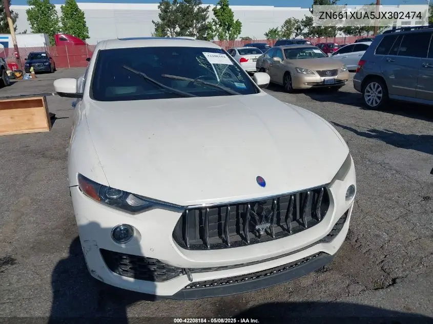 2018 Maserati Levante VIN: ZN661XUA5JX302474 Lot: 42208184