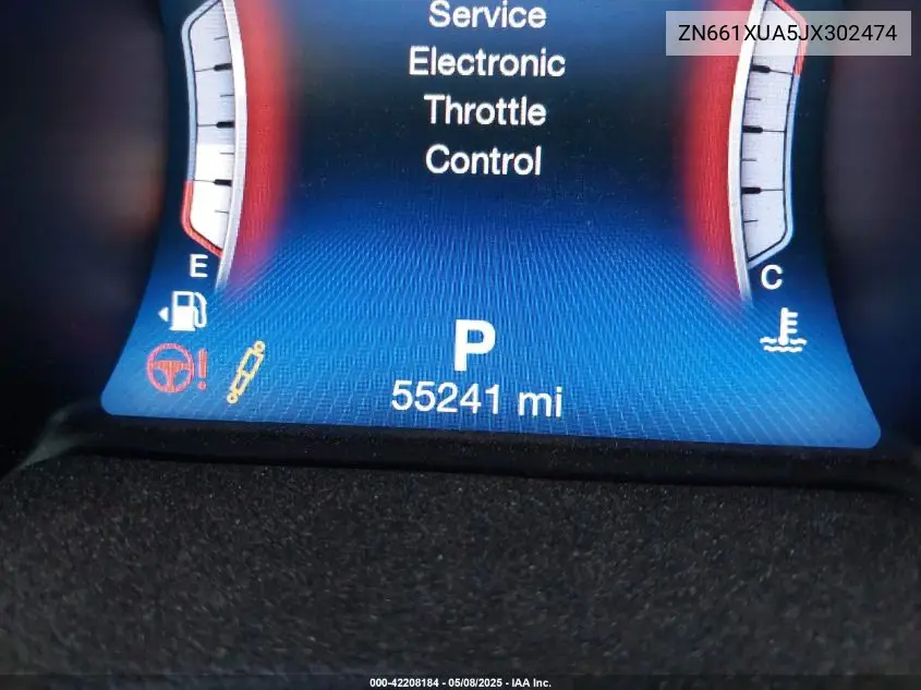 2018 Maserati Levante VIN: ZN661XUA5JX302474 Lot: 42208184