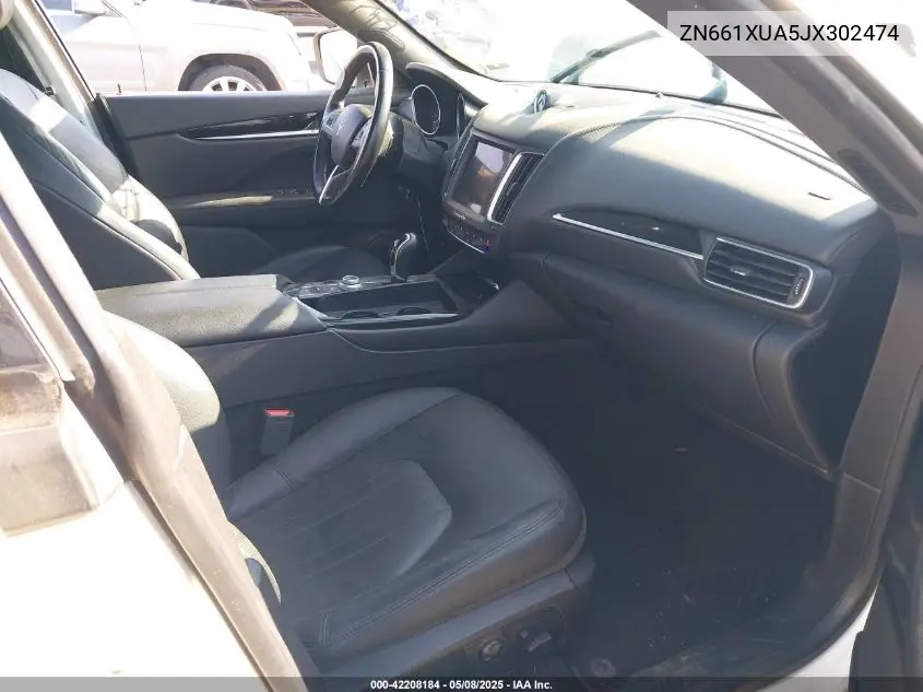 2018 Maserati Levante VIN: ZN661XUA5JX302474 Lot: 42208184
