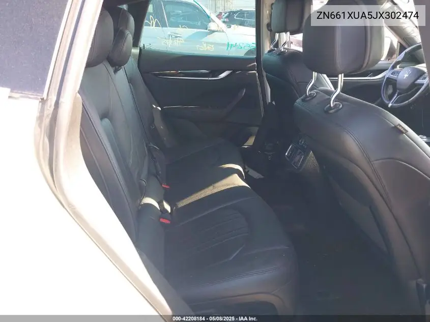 2018 Maserati Levante VIN: ZN661XUA5JX302474 Lot: 42208184