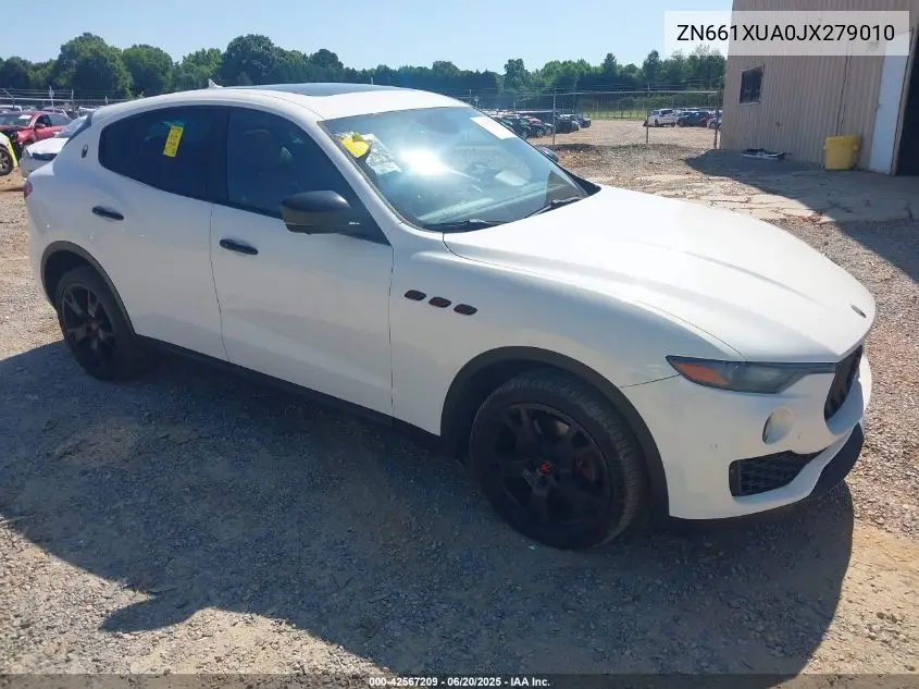 2018 Maserati Levante VIN: ZN661XUA0JX279010 Lot: 42567209