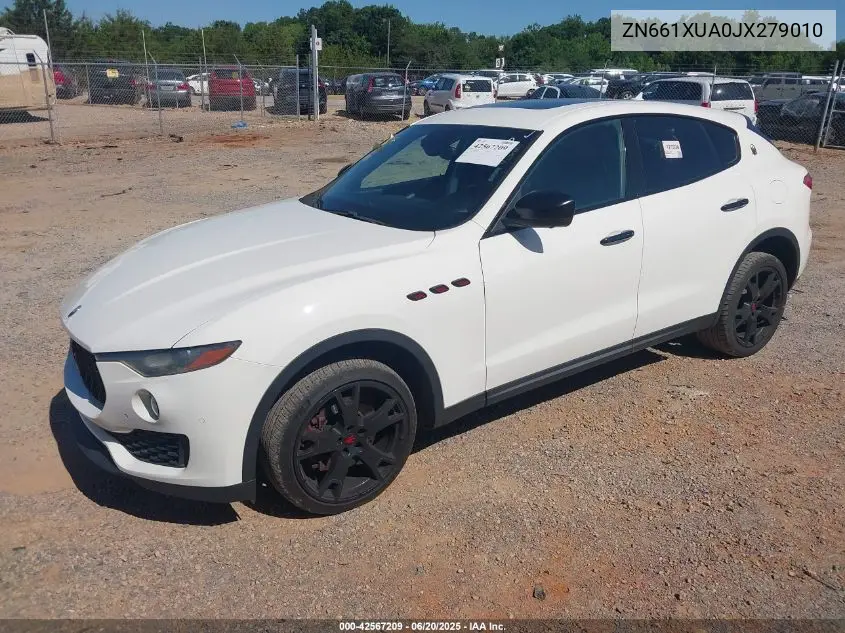 2018 Maserati Levante VIN: ZN661XUA0JX279010 Lot: 42567209