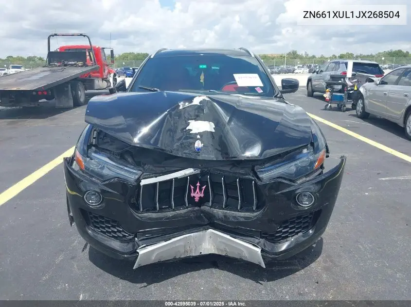 2018 Maserati Levante Granlusso VIN: ZN661XUL1JX268504 Lot: 42595039