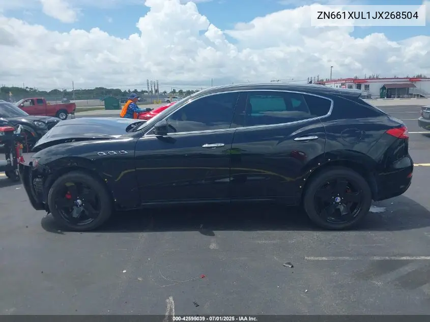 2018 Maserati Levante Granlusso VIN: ZN661XUL1JX268504 Lot: 42595039