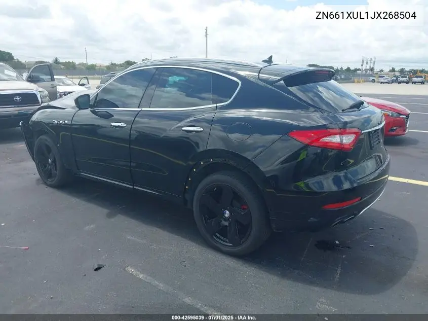 2018 Maserati Levante Granlusso VIN: ZN661XUL1JX268504 Lot: 42595039