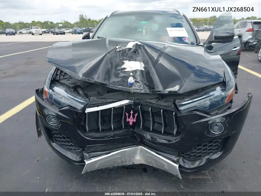 2018 Maserati Levante Granlusso VIN: ZN661XUL1JX268504 Lot: 42595039