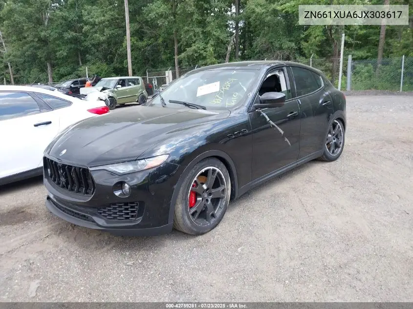 ZN661XUA6JX303617 2018 Maserati Levante