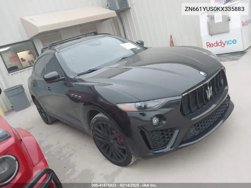 2019 Maserati Levante S Gransport VIN: ZN661YUS0KX335883 Lot: 41575823