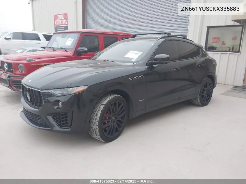 2019 Maserati Levante S Gransport VIN: ZN661YUS0KX335883 Lot: 41575823