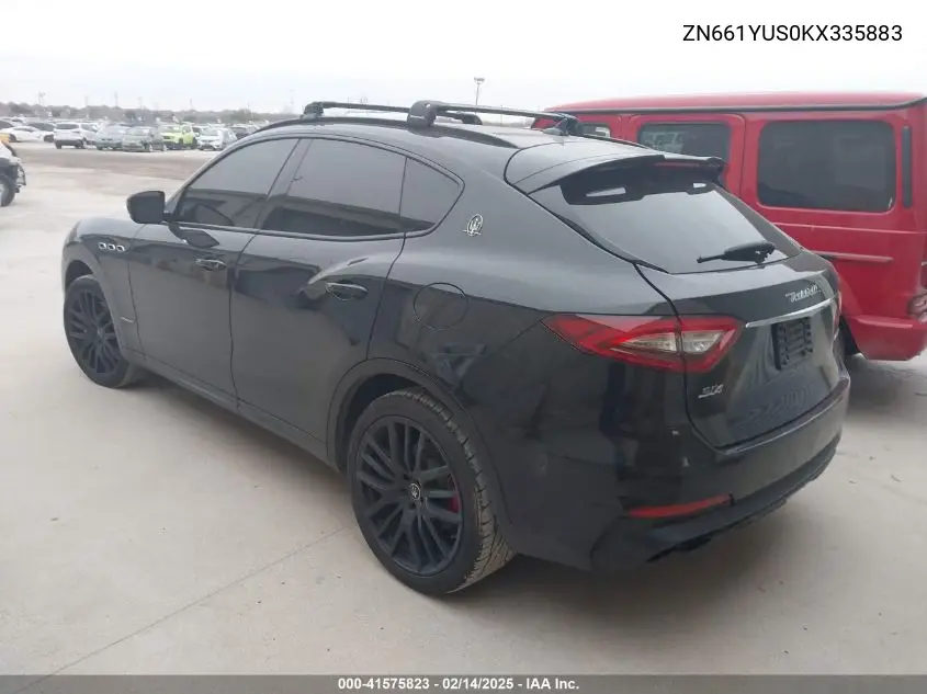 2019 Maserati Levante S Gransport VIN: ZN661YUS0KX335883 Lot: 41575823