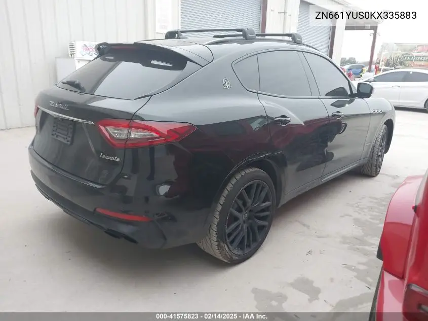 2019 Maserati Levante S Gransport VIN: ZN661YUS0KX335883 Lot: 41575823