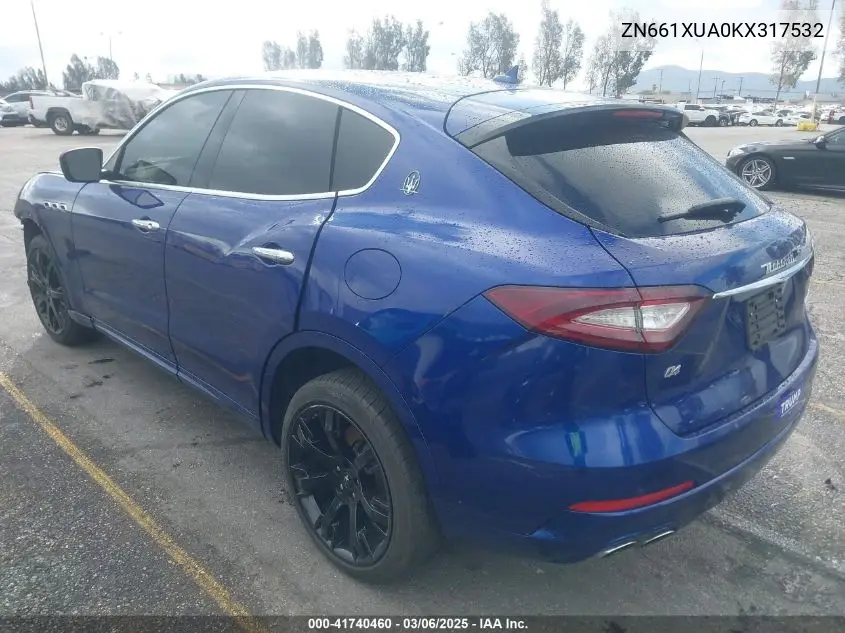 2019 Maserati Levante VIN: ZN661XUA0KX317532 Lot: 41740460