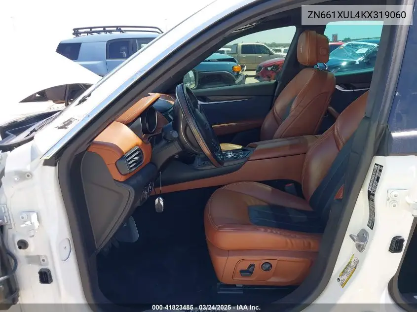 2019 Maserati Levante Granlusso VIN: ZN661XUL4KX319060 Lot: 41823485