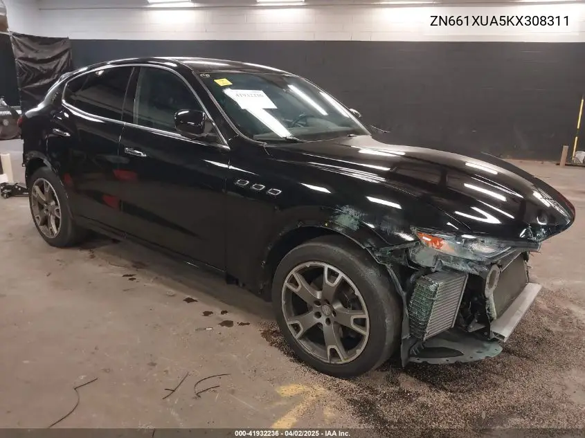 2019 Maserati Levante VIN: ZN661XUA5KX308311 Lot: 41932236