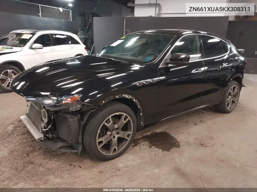 2019 Maserati Levante VIN: ZN661XUA5KX308311 Lot: 41932236
