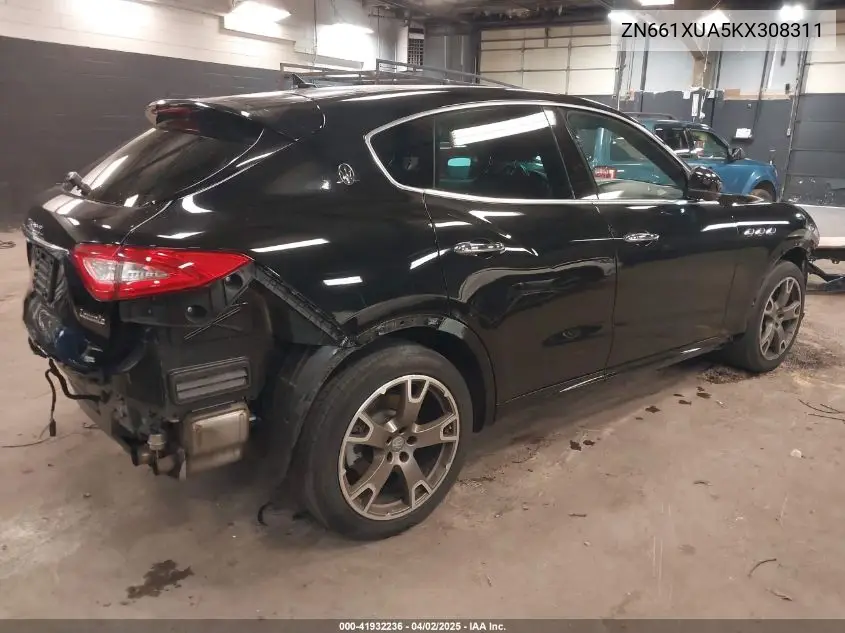 2019 Maserati Levante VIN: ZN661XUA5KX308311 Lot: 41932236