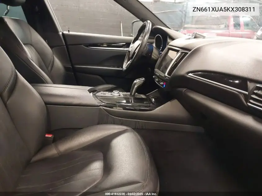 2019 Maserati Levante VIN: ZN661XUA5KX308311 Lot: 41932236