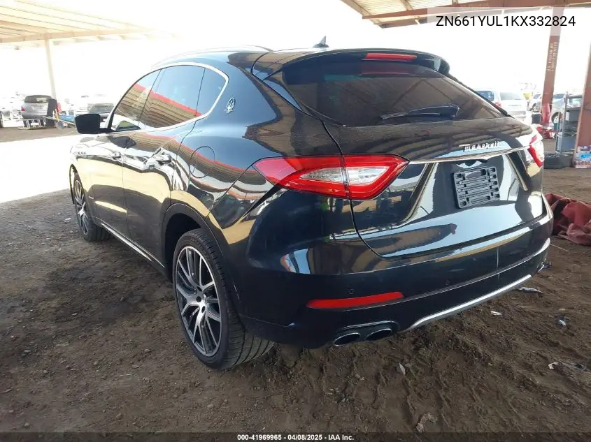 2019 Maserati Levante S Granlusso VIN: ZN661YUL1KX332824 Lot: 41969965