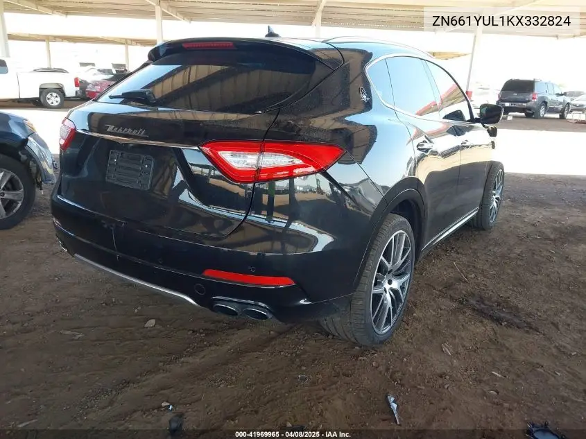 2019 Maserati Levante S Granlusso VIN: ZN661YUL1KX332824 Lot: 41969965