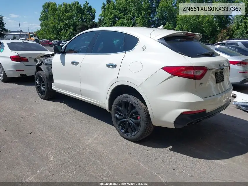 2019 Maserati Levante Gransport VIN: ZN661XUS0KX337367 Lot: 42503845