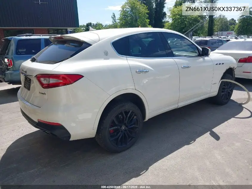 2019 Maserati Levante Gransport VIN: ZN661XUS0KX337367 Lot: 42503845