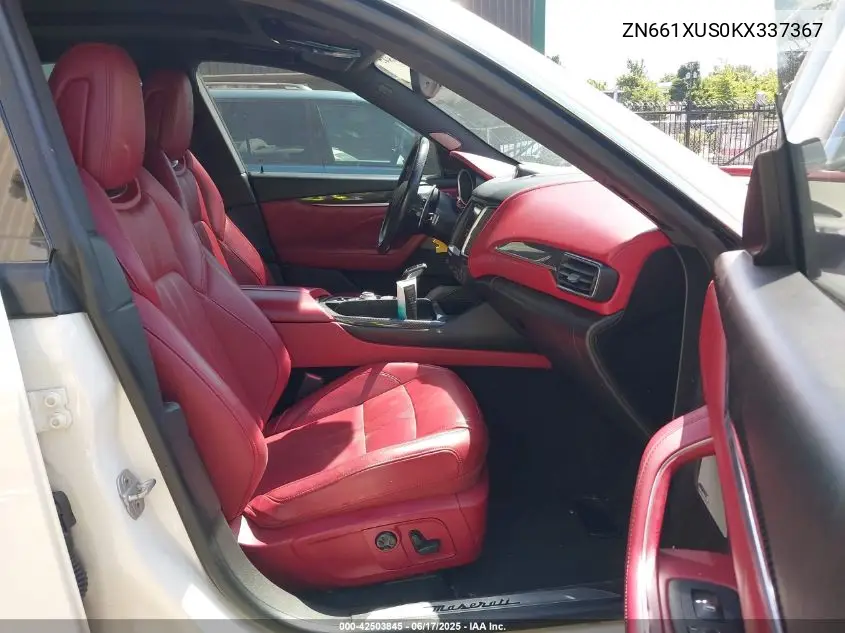 2019 Maserati Levante Gransport VIN: ZN661XUS0KX337367 Lot: 42503845