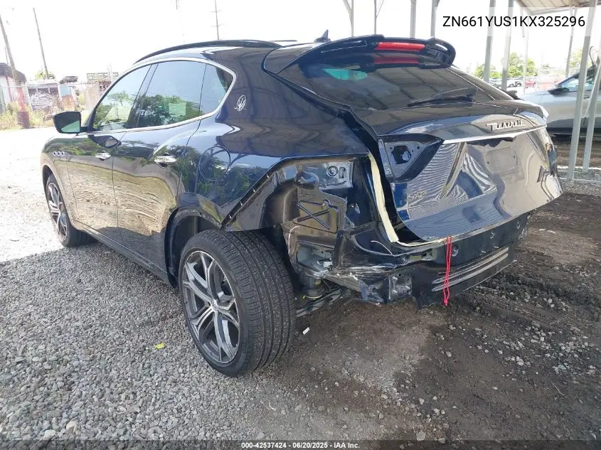 2019 Maserati Levante S Gransport VIN: ZN661YUS1KX325296 Lot: 42537424