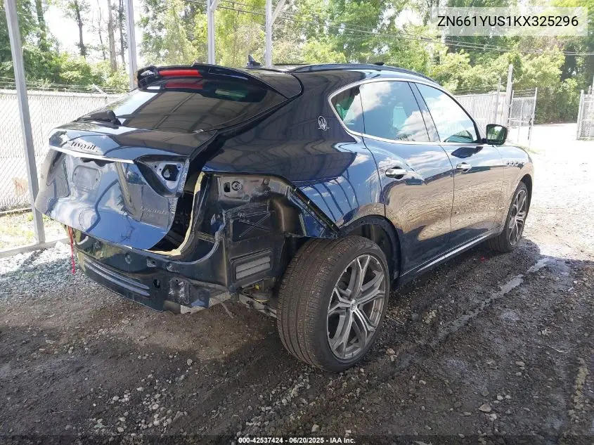 2019 Maserati Levante S Gransport VIN: ZN661YUS1KX325296 Lot: 42537424