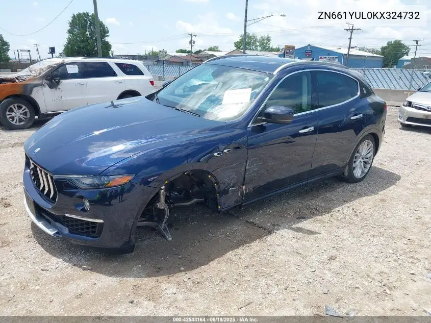 2019 Maserati Levante S Granlusso VIN: ZN661YUL0KX324732 Lot: 42543164