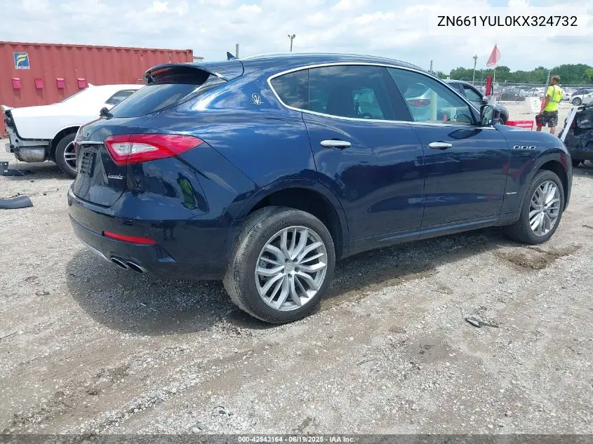 2019 Maserati Levante S Granlusso VIN: ZN661YUL0KX324732 Lot: 42543164