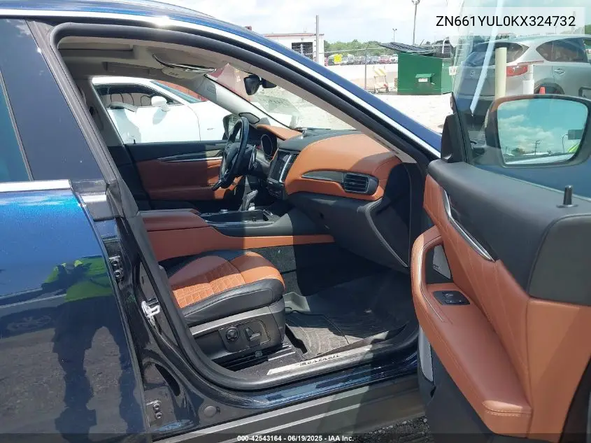 2019 Maserati Levante S Granlusso VIN: ZN661YUL0KX324732 Lot: 42543164