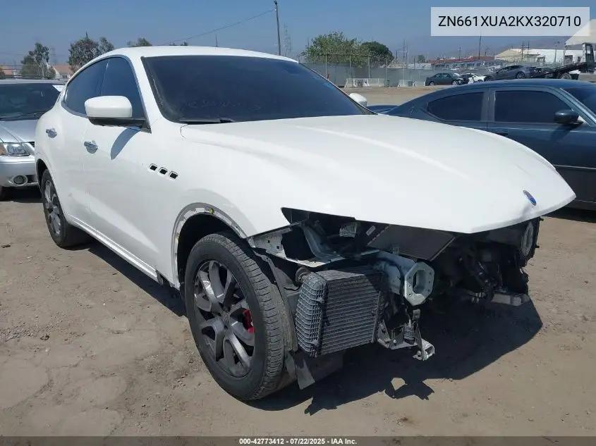 2019 Maserati Levante VIN: ZN661XUA2KX320710 Lot: 42773412