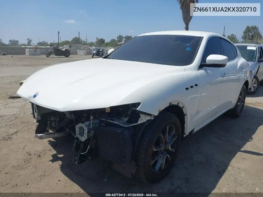 2019 Maserati Levante VIN: ZN661XUA2KX320710 Lot: 42773412