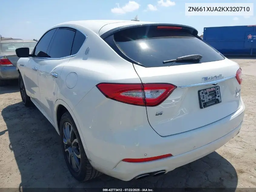 2019 Maserati Levante VIN: ZN661XUA2KX320710 Lot: 42773412