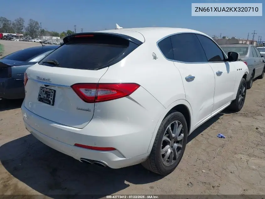 2019 Maserati Levante VIN: ZN661XUA2KX320710 Lot: 42773412