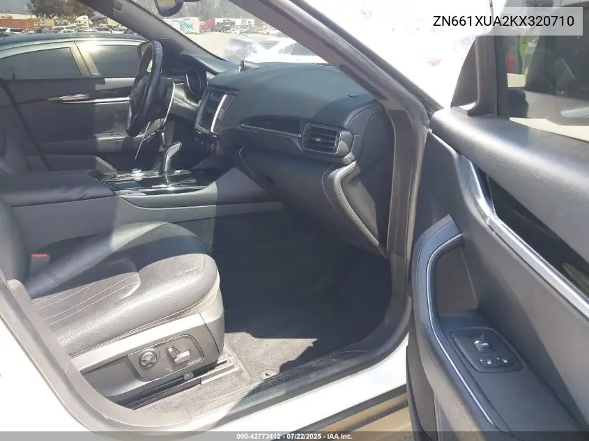 2019 Maserati Levante VIN: ZN661XUA2KX320710 Lot: 42773412