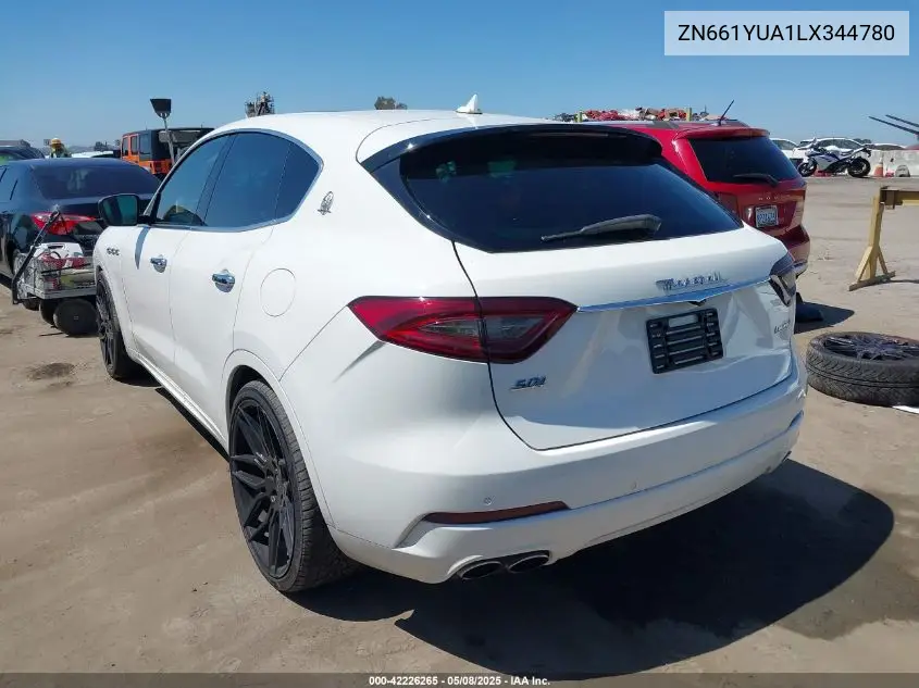 2020 Maserati Levante S VIN: ZN661YUA1LX344780 Lot: 42226265