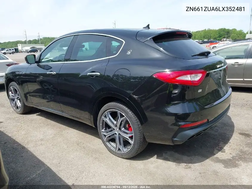 2020 Maserati Levante Gts/Trofeo VIN: ZN661ZUA6LX352481 Lot: 42236784