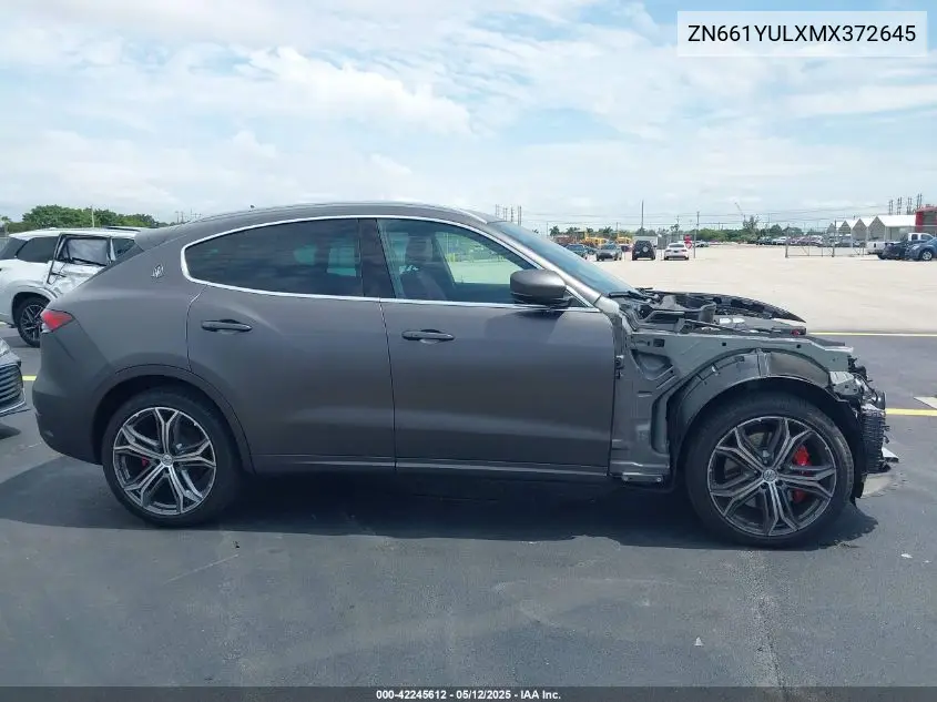 2021 Maserati Levante S Granlusso VIN: ZN661YULXMX372645 Lot: 42245612