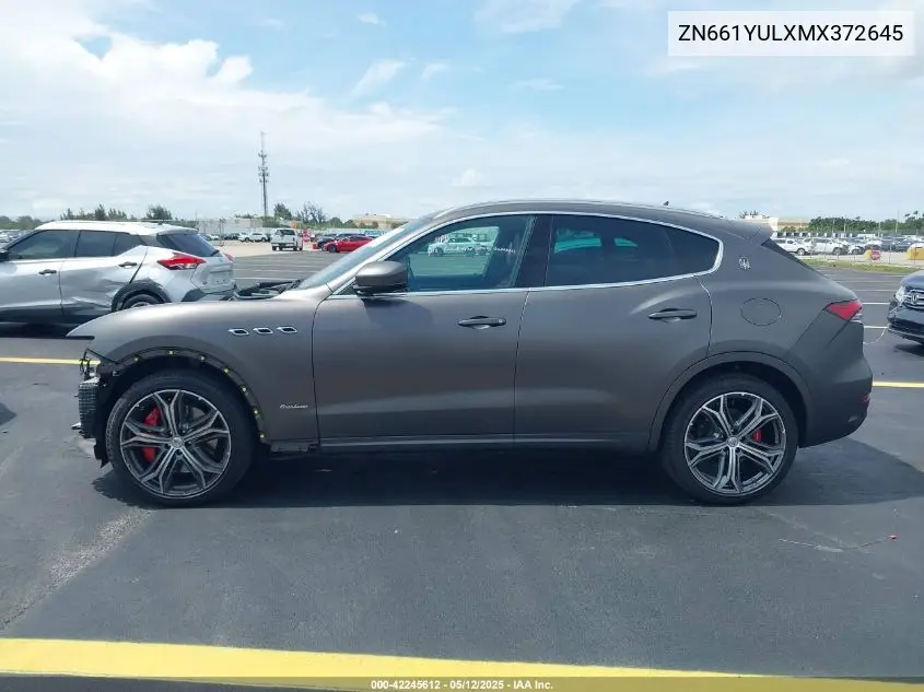 2021 Maserati Levante S Granlusso VIN: ZN661YULXMX372645 Lot: 42245612