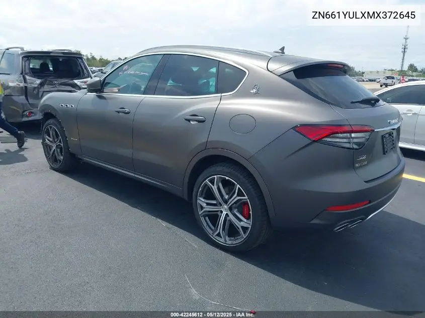 2021 Maserati Levante S Granlusso VIN: ZN661YULXMX372645 Lot: 42245612